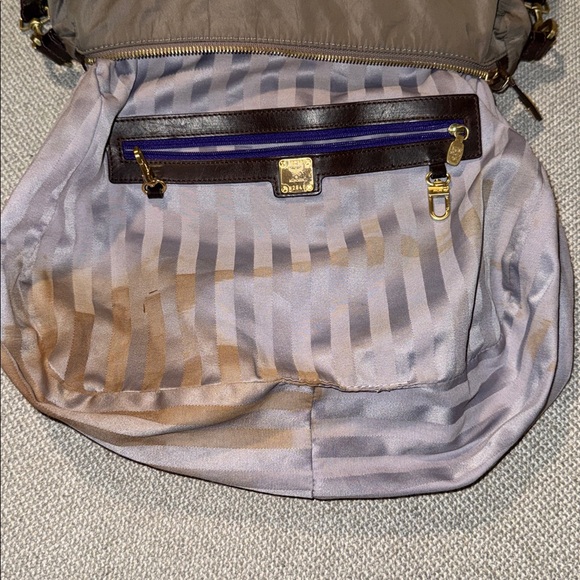 MCM Taupe and Brown Messenger Bag crossbody - Picture 9 of 14